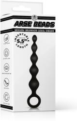 NMC Arse Beads 5.5" Ribbed Silicone Anal Beads - vibriteszt