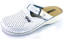  LEON V260 Comfort női bőr klumpa - Fehér (Előrendlhető)
