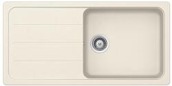 SCHOCK Formhaus D-100L Cristalite Vanilla gránit mosogatótálca, szifonnal, vanilia, beépíthető (6426980541915)