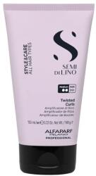 ALFAPARF Milano Semi di Lino Style & Care Twisted Curls kontroll krém, göndör hajra, 150 ml - hajvarazs