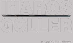 VW Passat 2010-2014 - Hátsó lökhárító króm díszléc közép (Kombi)