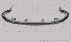 Opel Corsa E 2014-2019 - Első lökhárító alsó támasz, energia elnyelő