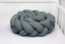 Scamp Fonott rácsvédő muszlin anyagból, grey (RFM004)