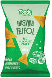 Foody hummusz chips hagym. -tejf. 60g - delfinbuvar