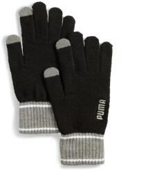 PUMA uniszex téli kötött kesztyű, fekete-homok-fehér, S24 (04177204)
