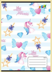  Hercegnős COOL BY VICTORIA Unikornisok 1. osztályos vonalas füzet (A5/14-32) (COR_2025_ISVFC48_k)