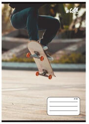 Sport COOL BY VICTORIA Skateboard vonalas füzet (A5/21-32) (COR_2025_ISVFC79)