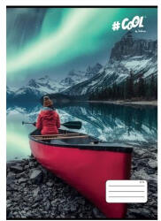  City COOL BY VICTORIA Sarki fény csónakkal vonalas füzet (A4/87-32) (Cor_2025_ISVFC87)