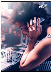  Zene DJ kockás füzet, extra vastag, 96 lapos (A5/27-96) (COR_2025_ISVFC57_s)