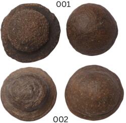  Moqui - Shaman Stones - 43-47 x 44-54 x 42-45 x 43-51 x 28-38 x 33-44 mm - Pereche Naturala pentru Protectie si Echilibru Yin-Yang - ( XXL ) - 1 Pereche