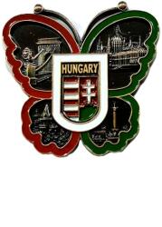  Hűtőmágnes - Hungary - pillangó