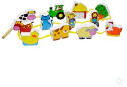 Viga Toys Fűzőcske dobozban - farmos - csodashop