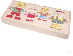 Fakopáncs Öltöztethető maci család 4-es (0111)