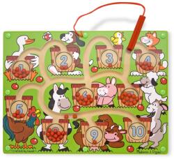 Melissa & Doug Fa készségfejlesztő játék, Mágneses számolós labirintus