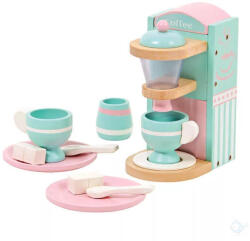 Mentari Toys Kávégép fából (rózsaszín-kék)