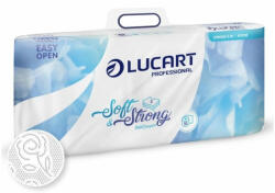 Lucart Toalettpapír 3 rétegű 120 lap/tekercs cellulóz 10 tekercs/csomag 3.10 Strong Lucart_811C08 hófehér (BLACKFRIDAY_OK_43951)