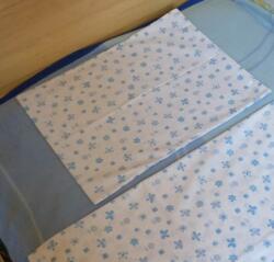 Ábránd Pillangós-virágos kék ágyneműhuzat (90x130 + 40x50 cm)