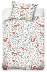 Ábránd Róka és szarvas ágyneműhuzat (100x135+40x60 cm)