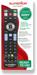Superior Electronics Telecomanda Universala Superior, Model Negru , Compatibil SONY (TUSPSNY)
