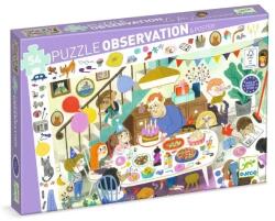 DJECO Megfigyelő puzzle (54 db) - Szülinapi parti (DJ07566)