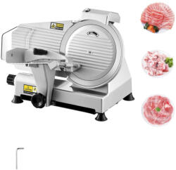 VEVOR Elektromos szeletelőgép ø250mm tárcsa180W állítható vastagság 0-10mm hús, sajt, kenyér szeleteléséhez (DRQPJ180WBZDKGXJSV2)