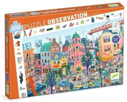 DJECO Megfigyelő puzzle (200 db) - Város (DJ07515)
