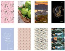 Herlitz Zsebnaptár Herlitz Mix 2026, 90x165 mm, heti, álló - 8 minta