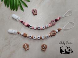 Baby Panda Névre szóló cumilánc - Kutyus