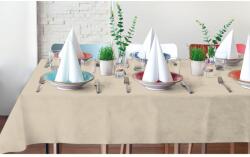Pack Service Airspun víztaszító nemszőtt textil asztalterítő 160 x 260 cm homok