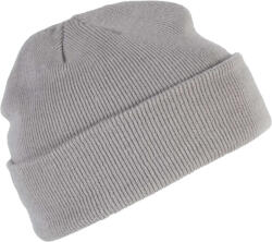 K-UP KP031 kötött duplafalu unisex sapka K-UP, Light Grey-U (kp031lgr-u)