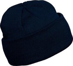 K-UP KP031 kötött duplafalu unisex sapka K-UP, Navy-U (kp031nv-u)