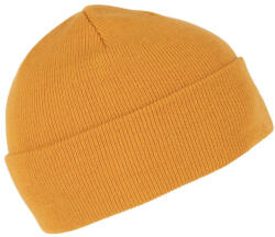 K-UP KP031 kötött duplafalu unisex sapka K-UP, Cumin Yellow-U (kp031cuy-u)