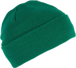 K-UP KP031 kötött duplafalu unisex sapka K-UP, Kelly Green-U (kp031kl-u)