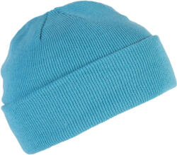K-UP KP031 kötött duplafalu unisex sapka K-UP, Surf Blue-U (kp031sub-u)