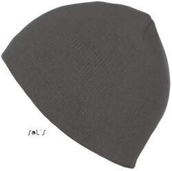 SOL'S Uniszex kötött sapka, SOL'S SO88122, Dark Grey-U (so88122dg-u)