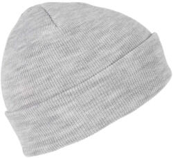 K-UP KP031 kötött duplafalu unisex sapka K-UP, Ash Heather-U (kp031ash-u)