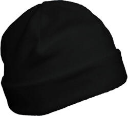K-UP KP877 mikropolár sapka K-UP, Black-55 (kp877bl-55)