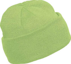 K-UP KP031 kötött duplafalu unisex sapka K-UP, Lime-U (kp031li-u)