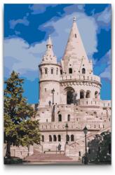  Festés számok szerint - Halászbástya - Magyarország Méret: 40x60cm, Keretezés: Kartonlemezen