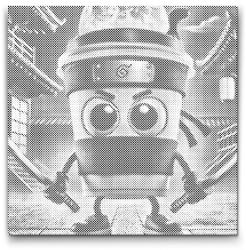  PontPöttyöző - Cappucino assasino Méret: 50x50cm, Keretezés: Műanyagtáblával, Szín: Zöld