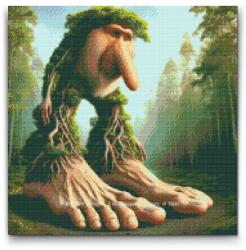  Gyémántszemes kirakó - Brr brr patapim Méret: 50x50cm, Keretezés: Keret nélkül (csak a vászon), Gyémántok: Kerek