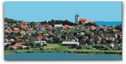  Festés számok szerint - Balaton, Tihany - Magyarország Méret: 40x80cm, Keretezés: Műanyagtáblával