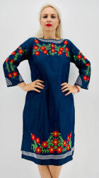Ie traditionala Rochie din Denim traditionala Martina