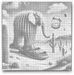  PontPöttyöző - Lirilì Larilà Méret: 50x50cm, Keretezés: Kartonlemezen, Szín: Piros