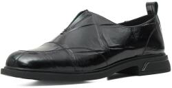KARISMA Pantofi dama din piele naturala lacuita, Karisma, H3DL70030B 01-1, negru