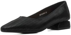 KARISMA Pantofi dama din piele intoarsa, Karisma, J8J870009B 01-I, negru