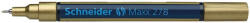 Schneider Lakkmarker, 0, 8 mm, SCHNEIDER "Maxx 278", arany