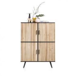  Comoda semi-inaltime Kinna stejar 114/42/150 cm (36264-TRS) Comoda