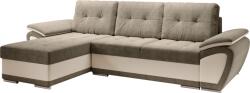  Coltar ENIF extensibil bej/maroniu stanga, 268x157x97 cm (0000362364)