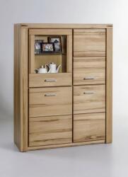  Dulap cu vitrina fag Paesa 108x140x40 cm (122445J) Comoda